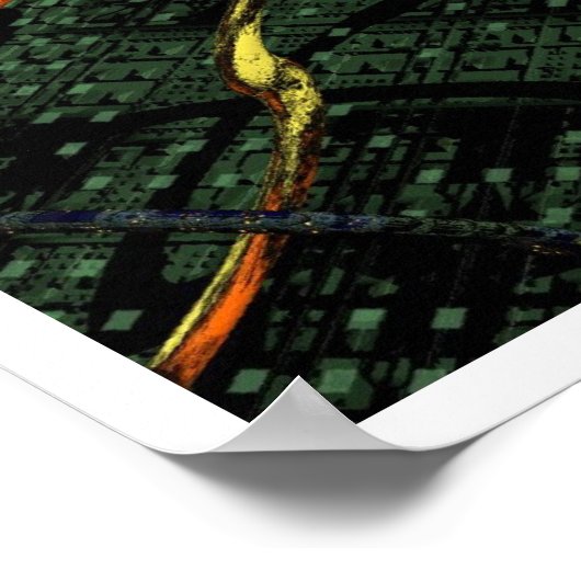 CircuitBoard Weave Poster (Ecke)