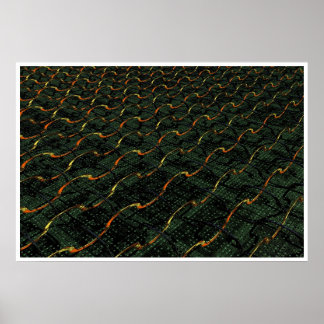 CircuitBoard Weave Poster