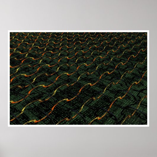 CircuitBoard Weave Poster (Vorne)