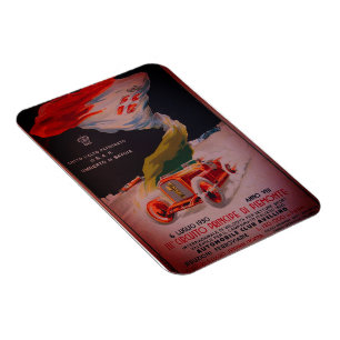 Circuito Avellino - Vintage Poster von 1930 Magnet