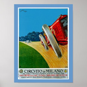 Circuito Di Mailand Poster
