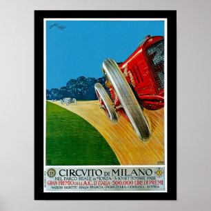 Circuito Di Mailand Poster