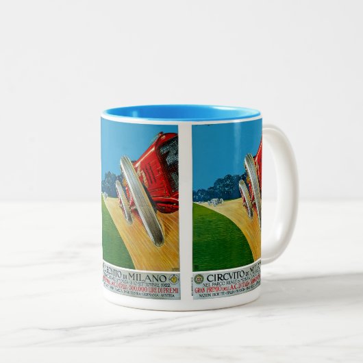 Circuito Di Mailand Zweifarbige Tasse (VorderseiteRechts)