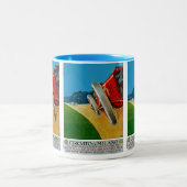 Circuito Di Mailand Zweifarbige Tasse (Mittel)