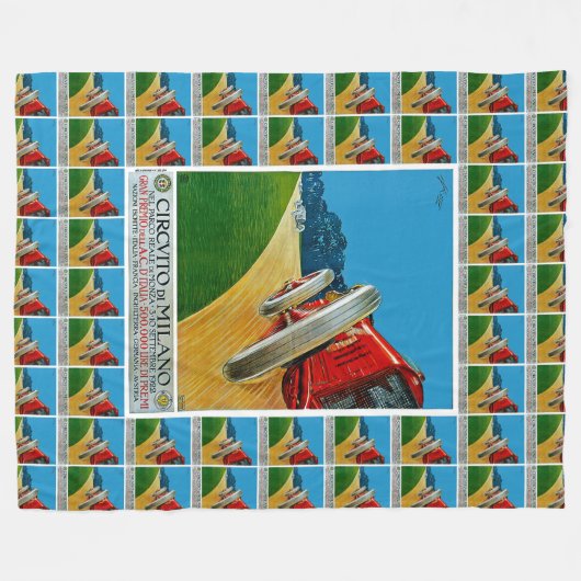 Circuito di Milano Fleecedecke (Vorderseite (Horizontal))