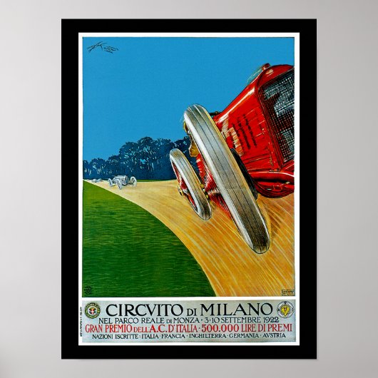 Circuito Di Milano Poster (Vorne)