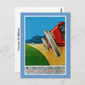 Circuito Di Milano Postkarte (Vorne/Hinten)
