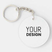 Circular Acrylic Schlüsselanhänger (Vorderseite)