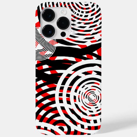 Circular Chaos Case-Mate iPhone Hülle (Rückseite)