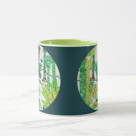 CIrcular Design Palm Forest Tasse (Zentrum)