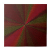 Circular Gradient Patchwork Red to Green Fliese (Vorderseite)