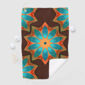 Circular Kaleidoskop in einer Mischung aus Woody u Golfhandtuch (Insitu)