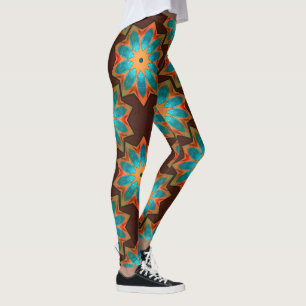 Circular Kaleidoskop in einer Mischung aus Woody u Leggings