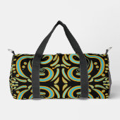 Circular, Linear And Tapered Shapes Abstract Art Duffle Bag (Vorderseite)