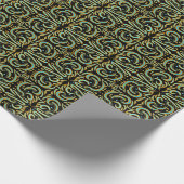 Circular, Linear And Tapered Shapes Abstract Art Geschenkpapier (Ecke)