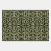 Circular, Linear And Tapered Shapes Abstract Art Geschenkpapier Set (Vorderseite)