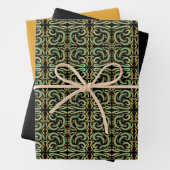 Circular, Linear And Tapered Shapes Abstract Art Geschenkpapier Set (Beispiel)