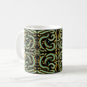 Circular, Linear And Tapered Shapes Abstract Art Kaffeetasse (Vorderseite Links)