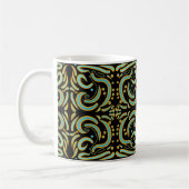 Circular, Linear And Tapered Shapes Abstract Art Kaffeetasse (Links)