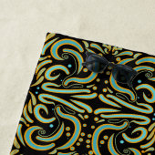 Circular, Linear And Tapered Shapes Abstract Art Strandtuch (Beispiel)