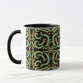 Circular, Linear And Tapered Shapes Abstract Art Tasse (Links)