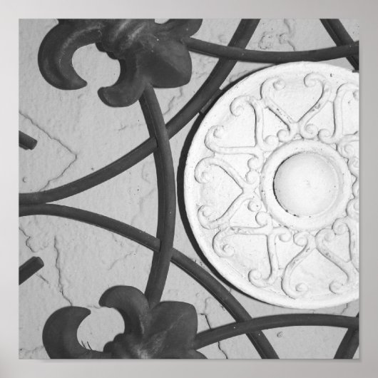 Circular Medallion print Poster (Vorne)