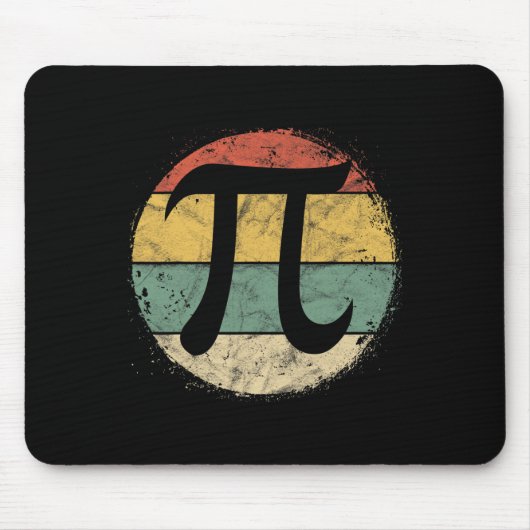 Circular Pi Symbol Pi Day Mathematik Lehrer Stu Mousepad (Vorne)