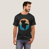 Circular Retro Shih Tzu Eigentümer Geschenkeltern T-Shirt (Vorne ganz)