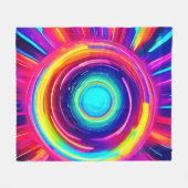 Circular Spectrum: Eine lebendige Erkundung der Fa Fleecedecke (Vorderseite (Horizontal))