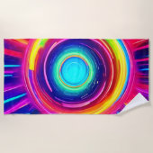 Circular Spectrum: Eine lebendige Erkundung der Fa Strandtuch (Vorderseite)