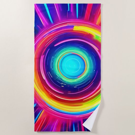 Circular Spectrum: Eine lebendige Erkundung der Fa Strandtuch (Vorderseite)