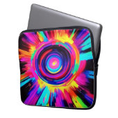 Circular Symphony of Colors Laptopschutzhülle (Vorderseite Links)