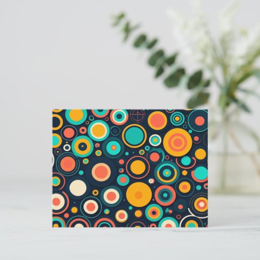 Circular Symphony Postkarte (Stehend Vorderseite)