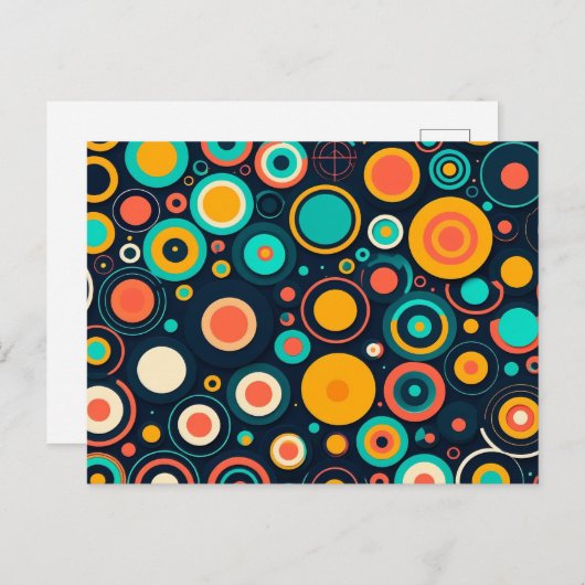 Circular Symphony Postkarte (Vorne/Hinten)