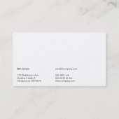 Circular Venn Visitenkarte (Rückseite)