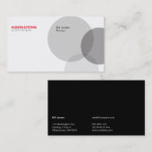 Circular Venn Visitenkarte (Vorne/Hinten)