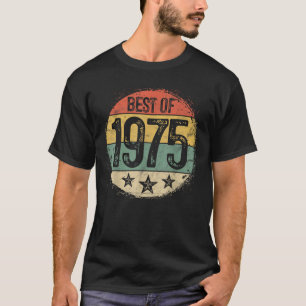 Circular Vintag Best of 1975 50 year Gift T-Shirt