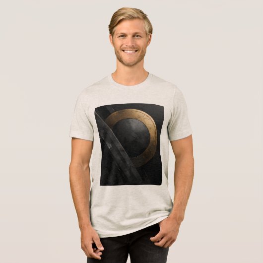 Círculo de Poder Tri-Blend Shirt (Vorderseite voll)