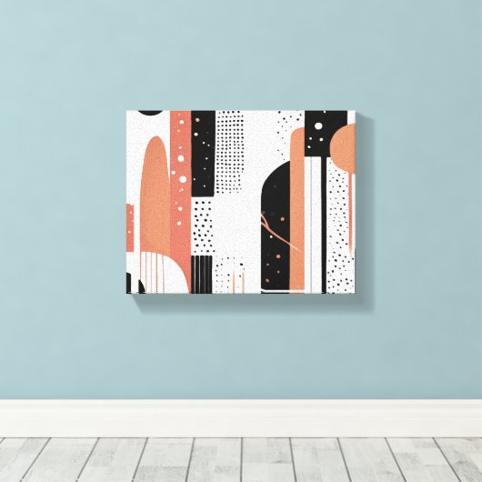 círculos boho leinwanddruck (Insitu (Holzboden))