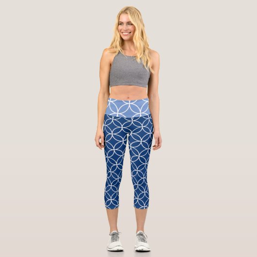 Círculos entrelazados capri leggings (Vorderseite)