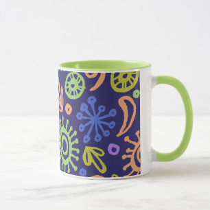 Circumago flüchtiges abstraktes Muster Tasse
