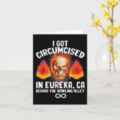 Circumcised Bowling Eureka Ca Funny Odly spezifisc Karte (Gelbe Blume)