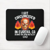Circumcised Bowling Eureka Ca Funny Odly spezifisc Mousepad (Mit Mouse)