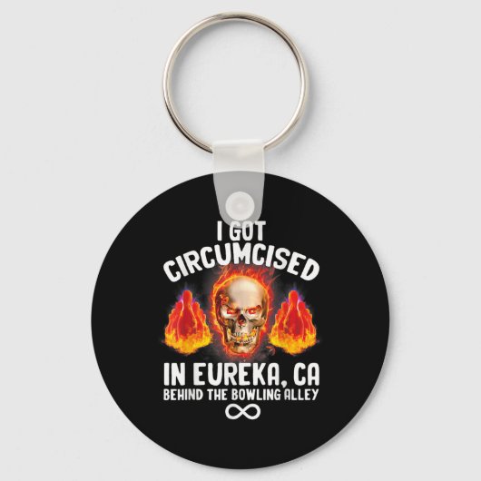Circumcised Bowling Eureka Ca Funny Odly spezifisc Schlüsselanhänger (Vorderseite)
