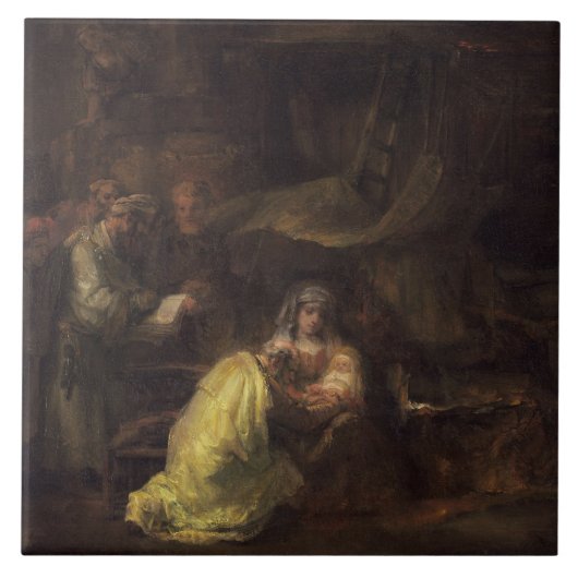 Circumcision, 1661 (Öl auf Leinwand) Fliese (Vorderseite)