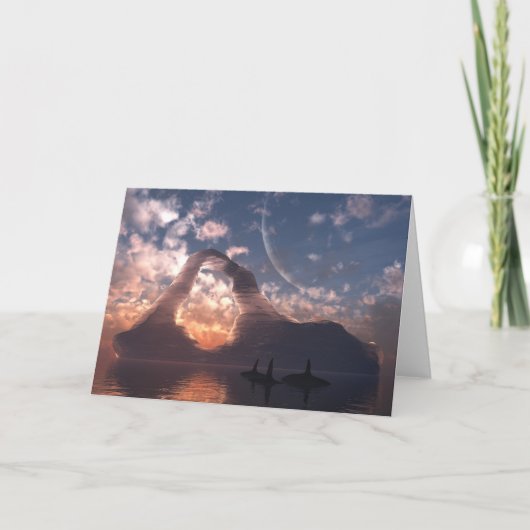 Circumpolar Grußkarte Karte (Vorderseite)