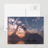 Circumpolare Postkarte (Vorne/Hinten)