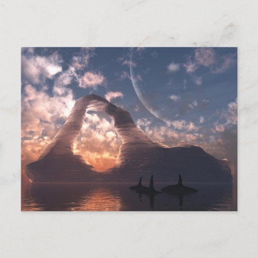 Circumpolare Postkarte (Vorderseite)