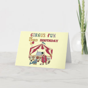 Circus 3. Geburtstagsgeschenke Karte