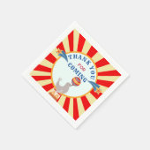 Circus Act Vielen Dank, Party Napkins Serviette (Ecke)